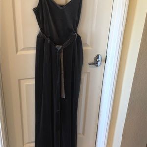 Blue crushed velvet jumper